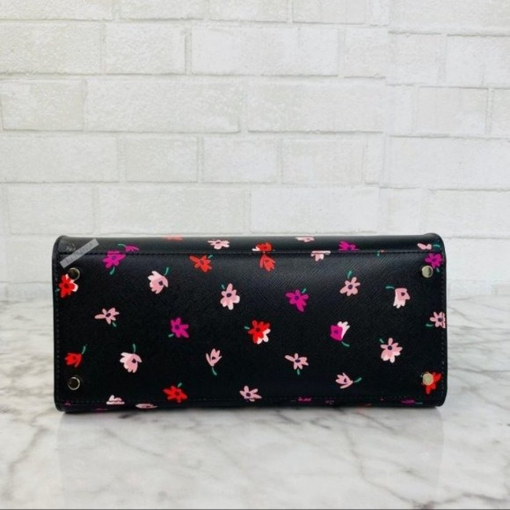 Kate Spade Ditsy Buds Floral Medium Satchel Crossbody - Picture 5 of 8